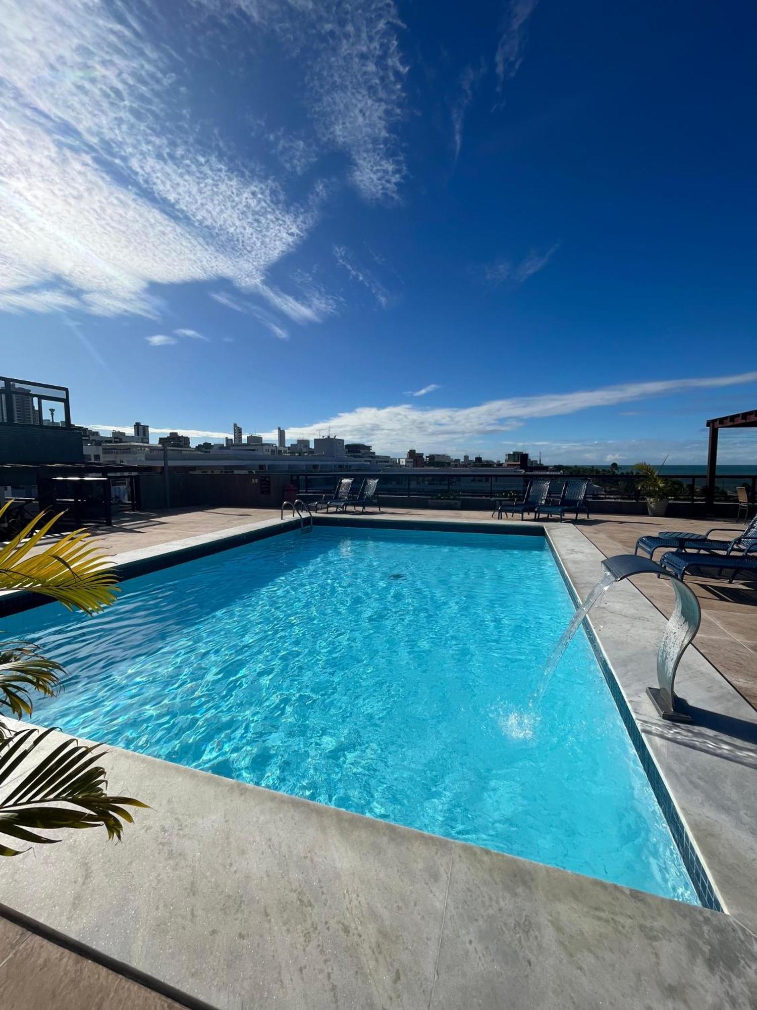 Flat A Beira Mar Na Orla De Cabo Branco Apartman João Pessoa Kültér fotó